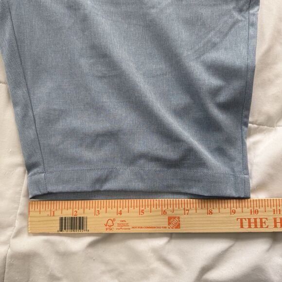 Travis Mathew Beck Shorts Men 32 Blue Golf Stretch Performance Wrinkle Resistant - Picture 8 of 12
